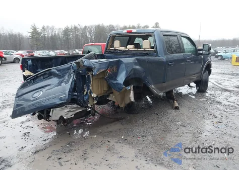 2017 Ford F-250 Lariat from USA, damaged, VIN 1FT7W2B60HEB16162